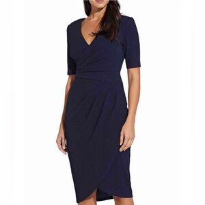 Adrianna Papell Rio Ruched Knit Sheath Dress
